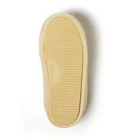 Dearfoams Teddy Tab Scuff Womens Slip-On Slippers