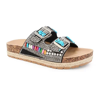 Yoki Womens Calista Strap Sandals