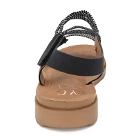 Yoki Carlota Womens Adjustable Strap Footbed Sandals