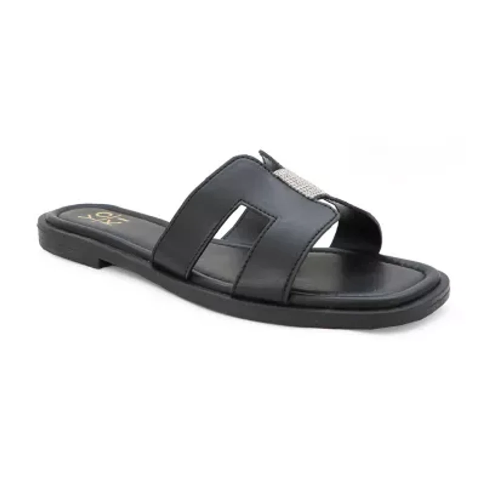 Yoki Womens Isabel Flat Sandals