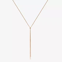 Bijoux Bar Delicates Gold Tone 32 Inch Box Y Necklace