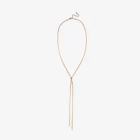 Bijoux Bar Delicates Gold Tone 32 Inch Box Y Necklace