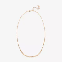 Bijoux Bar Gold Tone Gold Tone Collar Necklace