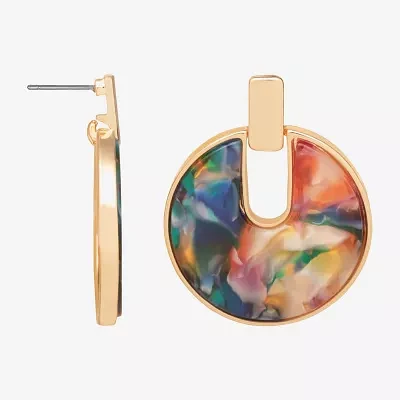 Bijoux Bar Delicates Gold Tone Womens Drop Earrings