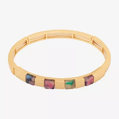Bijoux Bar Delicates Gold Tone Stretch Bracelet