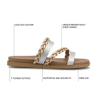 Journee Collection Womens Colette Flat Sandals