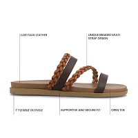 Journee Collection Womens Colette Flat Sandals
