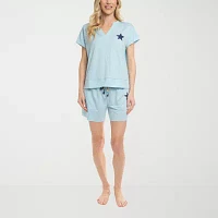 Ocean Pacific Womens Short Sleeve 2-pc. Pajama Sets