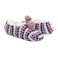 Muk Luks Tassel Cozy Ballerina Womens 1 Pair Slipper Socks