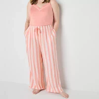 Liz Claiborne Womens Plus Pajama Pants