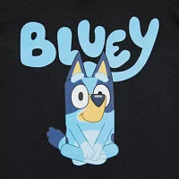 Juniors Bluey Boyfriend Tee Womens Crew Neck Short Sleeve Graphic T-Shirt