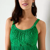 Isabel & Nina Womens Sleeveless Maxi Dress Petite