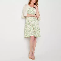 Perceptions Womens Jacket Dress Petite