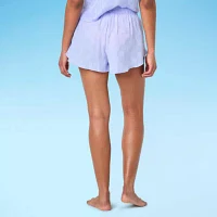 Decree Checked Swimsuit Cover-Up Shorts