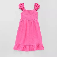 Thereabouts Little & Big Girls Short Sleeve Cap A-Line Dress