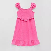 Thereabouts Little & Big Girls Short Sleeve Cap A-Line Dress