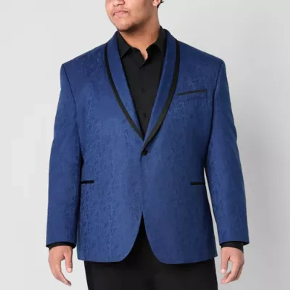 J. Ferrar Evening Edition Mens Big and Tall Slim Fit Sport Coat