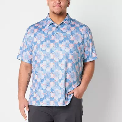 PGA TOUR Big and Tall Mens Classic Fit Short Sleeve Polo Shirt