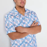 PGA TOUR Big and Tall Mens Classic Fit Short Sleeve Polo Shirt