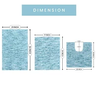 Home Weavers Inc Cloud Comfort Bath Rug Pc