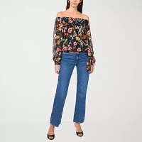 Sam And Jess Womens Long Sleeve Blouse