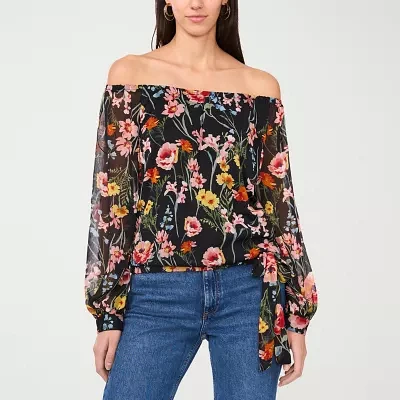 Sam And Jess Womens Long Sleeve Blouse