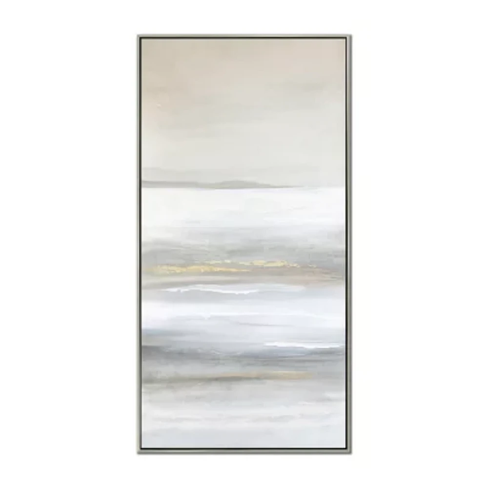Streamline Art Ethereal Layers Ii Framed Canvas Art