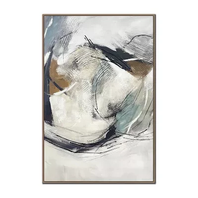 Streamline Art Dynamic Flow Ii Framed Canvas Art