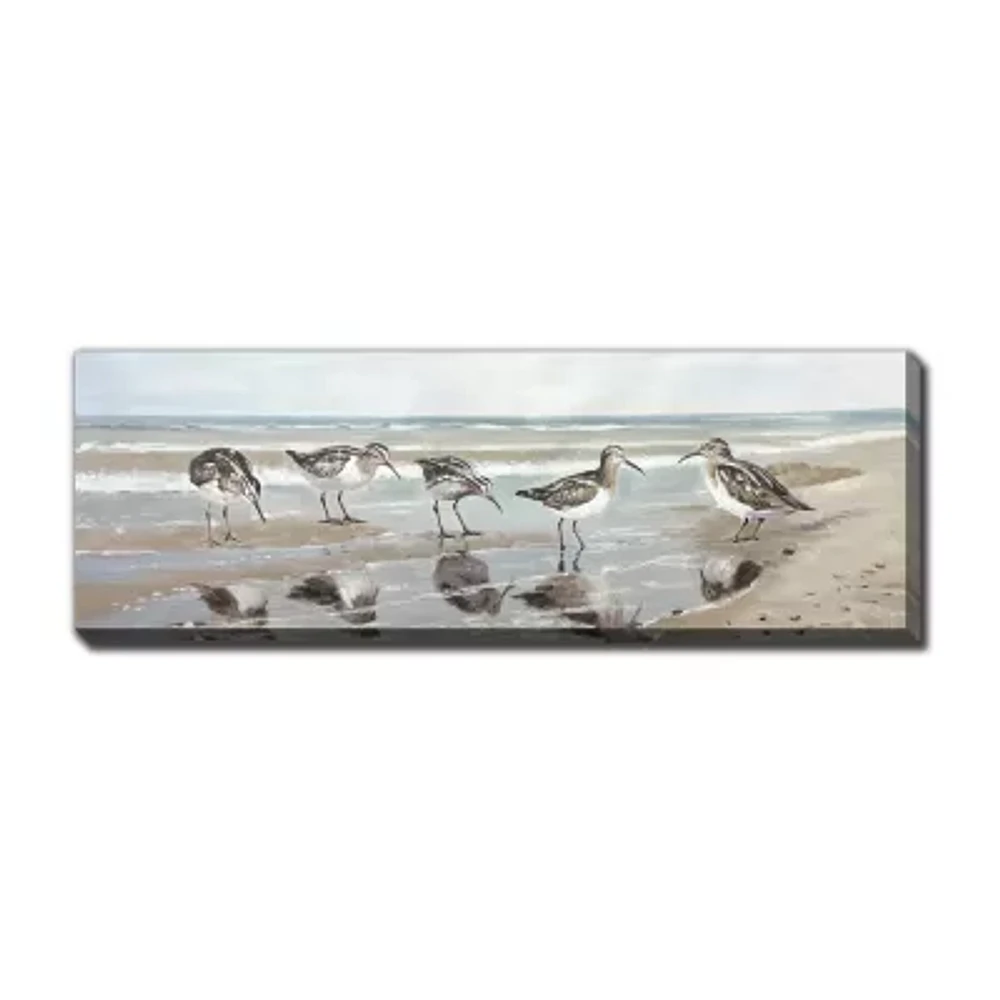 Streamline Art Shorebirds Canvas Art