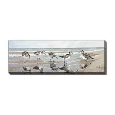 Streamline Art Shorebirds Canvas Art