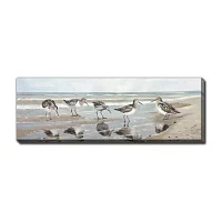 Streamline Art Shorebirds Canvas Art