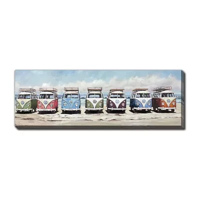 Streamline Art Beach Vans Canvas Art