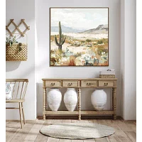 Streamline Art Desert Serenity Framed Canvas Art
