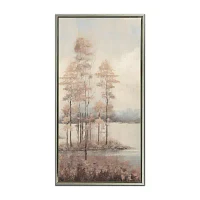 Streamline Art Radiant Oak Forest Ii Framed Canvas Art