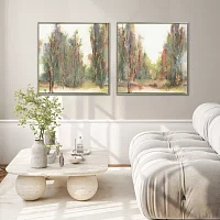 Streamline Art Gilded Path Ii Framed Canvas Art