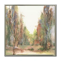 Streamline Art Gilded Path Ii Framed Canvas Art