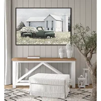 Streamline Art Flowers On The Farm Framed Canvas Art