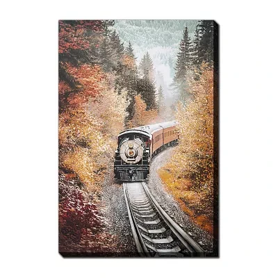 Streamline Art Autumn Journey Canvas Art