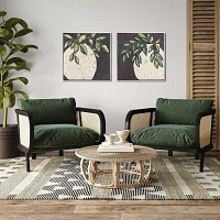 Streamline Art Primitive I Framed Canvas Art
