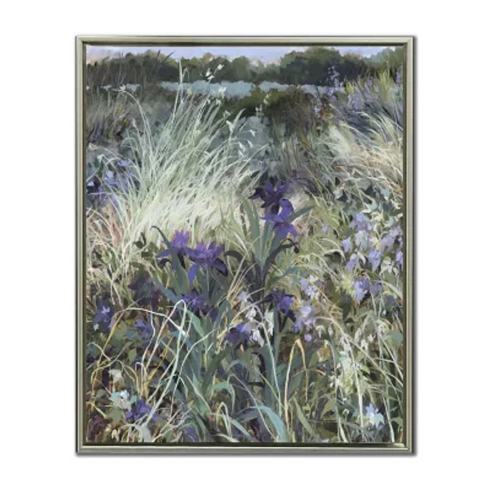 Streamline Art Night Thoughts I Framed Canvas Art