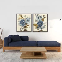 Streamline Art Down To Earth I Framed Canvas Art