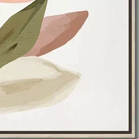 Streamline Art Pastel Proteas Ii Framed Canvas Art