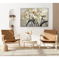 Streamline Art Autumn Bike Framed Canvas Art