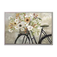 Streamline Art Autumn Bike Framed Canvas Art