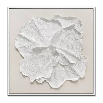 Streamline Art Delicate Petal I Framed Canvas Art