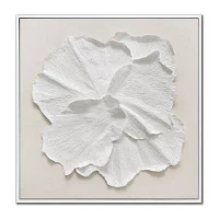Streamline Art Delicate Petal I Framed Canvas Art