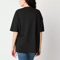 Arizona Juniors Womens Crew Neck Short Sleeve Graphic T-Shirt