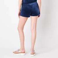 Juicy By Couture Womens Mid Rise Pull-On Short Juniors