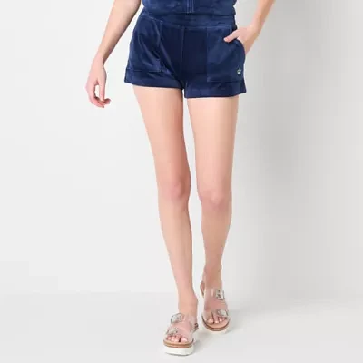 Juicy By Couture Womens Mid Rise Pull-On Short Juniors