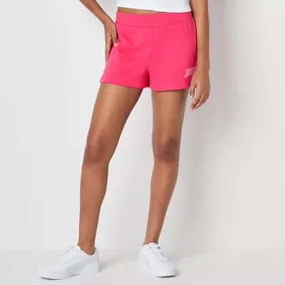 Juicy By Couture Womens Mid Rise Pull-On Short Juniors